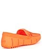 Color:Orange - Image 2 - Men's Braided Lace Lux Washable Loafer Drivers