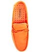 Color:Orange - Image 5 - Men's Braided Lace Lux Washable Loafer Drivers