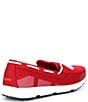 Color:Signal Red/White/Navy - Image 2 - Men's Waterproof Breeze Leap Lace Washable Boat Slip-Ons