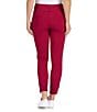 Color:Crimson - Image 2 - Hexagon Collection Ariana Slim Ankle Crop Joggers