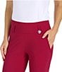 Color:Crimson - Image 5 - Hexagon Collection Ariana Slim Ankle Crop Joggers