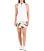 Color:White - Image 3 - Flutter Collection Clarissa Sleeveless Quarter Zip Top