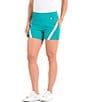 Color:Turquoise - Image 1 - Love Collection Charlotte 4.5#double; Shorts