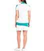 Color:White - Image 2 - Love Collection Meredith Short Sleeve Polo