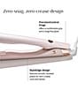 T3 SinglePass Smooth X 1#double; Professional Flat Iron with Extra-Long Plates for Straightening, Curling, and Waving, Color:Satin Blush - Image 5