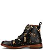 Taft Men's Jack Dragonfly Jacquard Calfskin Cap Toe Dress Boots - Image 5