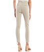 Color:Stowal Stone - Image 2 - High-Waisted Flat-Front Pull-On Skinny Pants