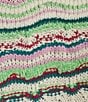 Takara Long Sleeve Pointell Printed Pullover Top, Color:Green Multi - Image 4