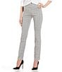 Color:Black/Grey - Image 1 - Pull On Coordinating Windowpane Suit Separates Dress Pants