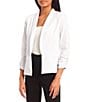 Takara Ruched Sleeve Suiting Blazer | Dillard's