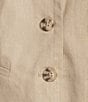 Takara Sleeveless Linen-Blend Coordinating Vest, Color:Natural - Image 4