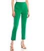 Color:Green - Image 1 - Coordinating Straight Pull-On Trouser Pants