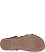 Color:Cranberry - Image 6 - Big Time Leather Strap Sandals