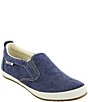 Color:Blue Washed Canvas - Image 1 - Dandy Canvas Slip-Ons