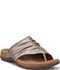 Color:Champagne - Image 1 - Gift 2 Leather Thong Sandals