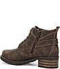 Taos Footwear Mini Crave Distressed Leather Buckle Strap Hardware Ankle Booties - Image 3