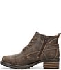 Taos Footwear Mini Crave Distressed Leather Buckle Strap Hardware Ankle Booties - Image 4