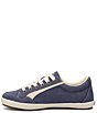 Color:Indigo/Beige Distressed - Image 3 - Shooting Star Canvas Sneakers