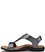 Color:Pewter - Image 4 - The Show Back Strap Italian Leather Sandals
