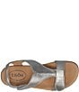 Color:Pewter - Image 5 - The Show Back Strap Italian Leather Sandals