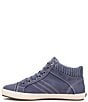 Color:Indigo Distressed - Image 4 - Startup High Top Vintage Lace-Up Sneakers