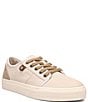 Color:Natural/Dark Taupe Distressed - Image 1 - Super Soul Canvas Sneakers