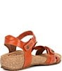 Color:Terracotta - Image 2 - Trulie Woven Leather Sandals