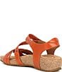 Color:Terracotta - Image 3 - Trulie Woven Leather Sandals
