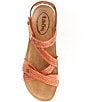Color:Terracotta - Image 5 - Trulie Woven Leather Sandals
