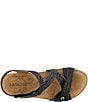 Color:Black - Image 4 - Trulie Woven Leather Sandals