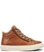 Taos Footwear Winner High Top Leather Side Zip Sneakers - Image 2