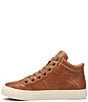 Taos Footwear Winner High Top Leather Side Zip Sneakers - Image 4