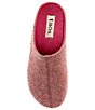 Color:Rose - Image 5 - Woollery Wool Cork Wedge Clogs