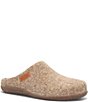 Taos Footwear Woolness Faux Fur Lined Wool Clog Slippers - Image 1