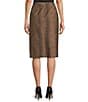 Tara Jarmon Jaden Leopard Print Pencil Skirt, Color:Noisette - Image 2