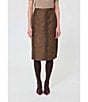Tara Jarmon Jaden Leopard Print Pencil Skirt, Color:Noisette - Image 7