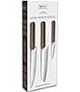 Color:Brown - Image 5 - Louis Series Nitrox® Steel 3-Piece Kitchen Knife Set