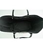 Color:Black - Image 3 - Liz Large Pebble Leather Tote Bag