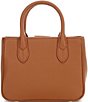 Color:Camel - Image 2 - Micro Mackie Pebbled Leather Tote Bag