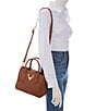 Color:Camel - Image 4 - Micro Mackie Pebbled Leather Tote Bag
