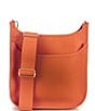 Taxidermy Sayre Large Leather Sling Crossbody Bag, Color:Orange - Image 2