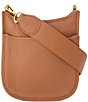Color:Camel - Image 2 - Sayre Leather Mini Sling Crossbody Bag