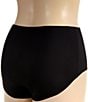 TC Fine Shapewear Contemporary Matte Microfiber Brief Panty, Color:Deep Black - Image 2