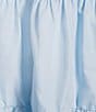 TCEC Ruffle Sleeve Bow Mini Babydoll Dress, Color:Baby Blue - Image 3