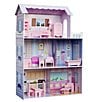 Color:Pink - Image 2 - 12#double; Pink Dreamland Tiffany Dollhouse with Furniture