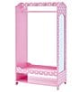 Color:Pink - Image 1 - Bella Toy Dress Up Polka-Dot Clothing Rack with Side Mirror