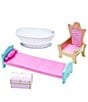 Color:White/Pink - Image 3 - Dreamland Castle Play Vanity & Accessories Set