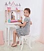 Color:White/Pink - Image 4 - Dreamland Castle Play Vanity & Accessories Set