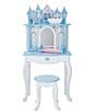 Color:White/Ice Blue - Image 2 - Dreamland Castle Play Vanity & Accessories Set