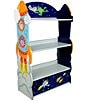 Color:Multi - Image 1 - Fantasy Fields Wooden Outer Space Bookshelf with Drawer